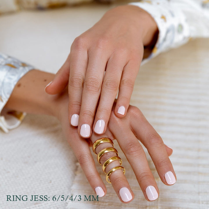 Ring Jess 5mm geelgoud