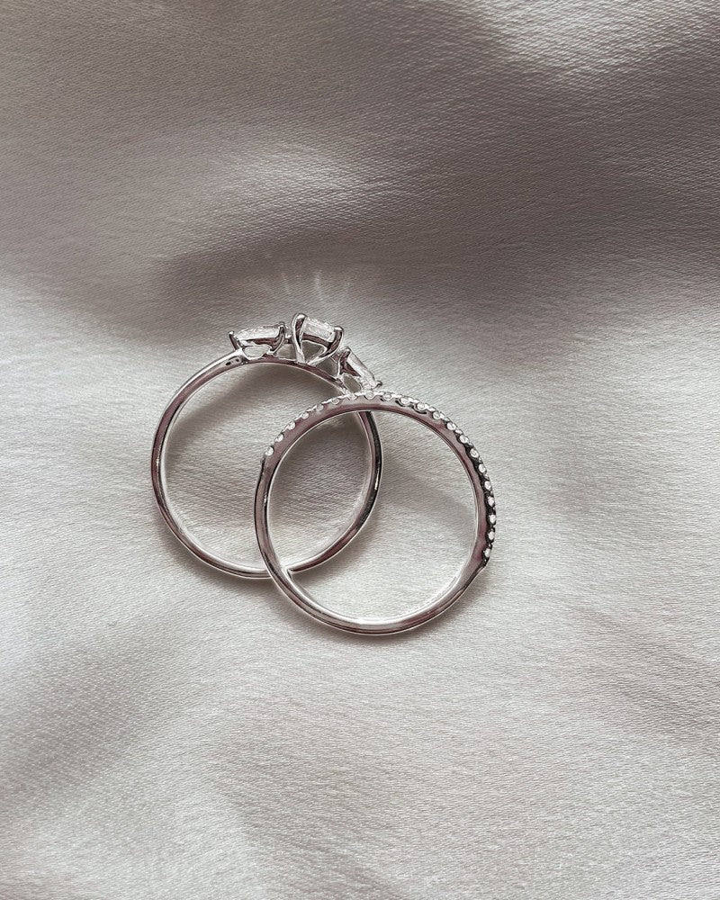 Anello Lize 0,90 ct oro bianco