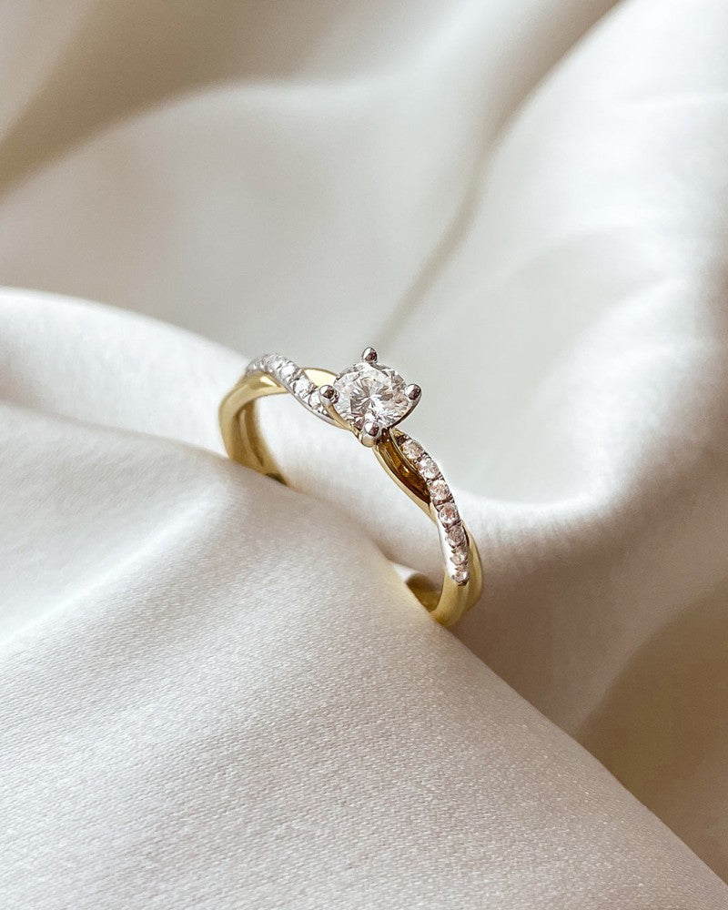 Anello Mia 0,41 ct. oro giallo