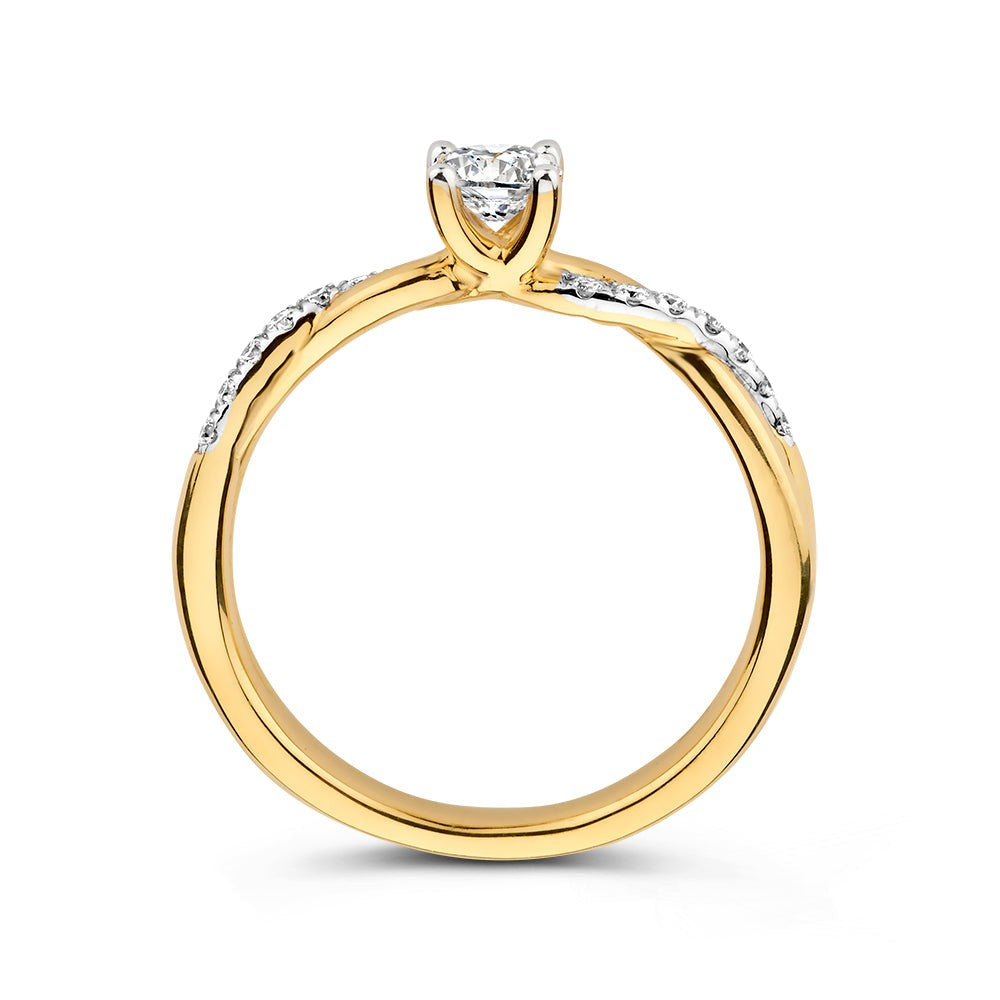 Anello Mia 0,41 ct. oro giallo