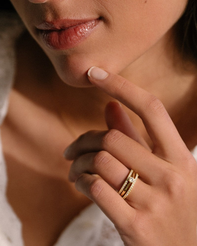Anello Millie 0,20 crt. oro giallo