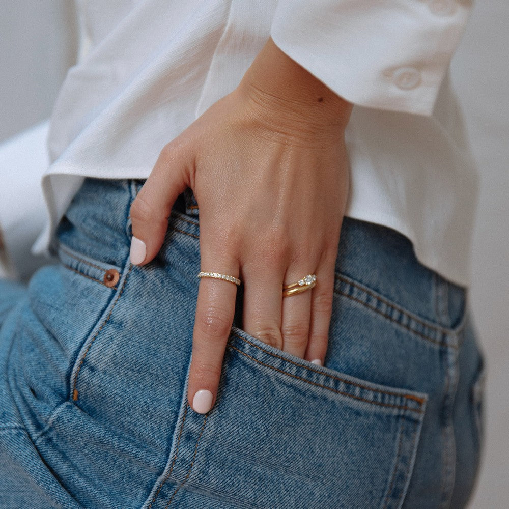 Anello Millie 0,44 crt. oro giallo