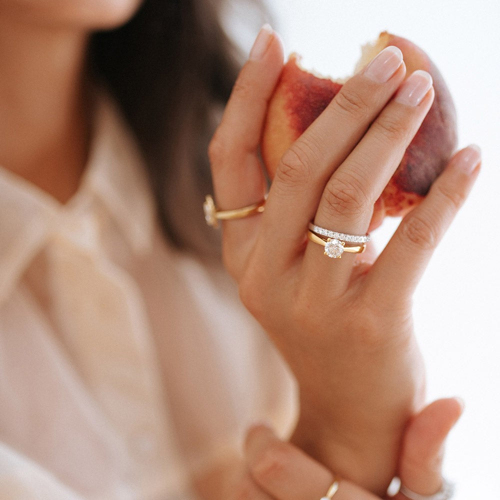 Anello Millie 0,44 ct. oro bianco