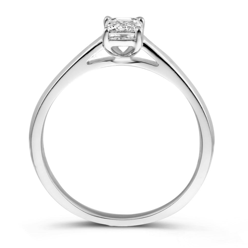 Anello Nora 0,50 ct oro bianco