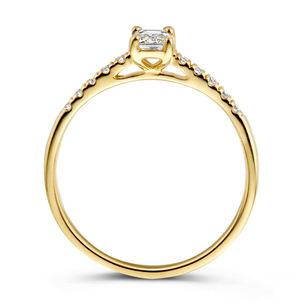 Anello Nora Royal 0,48 crt. oro giallo