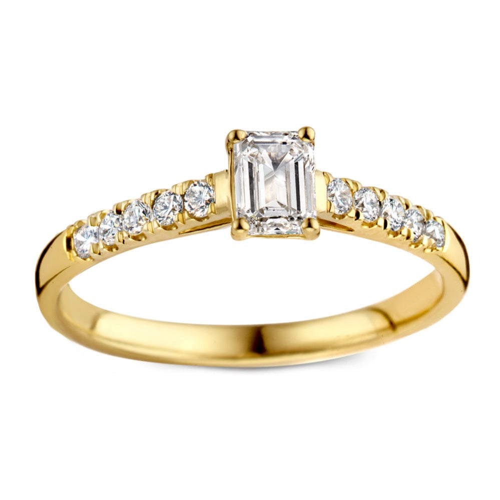 Anello Nora Royal 0,48 crt. oro giallo