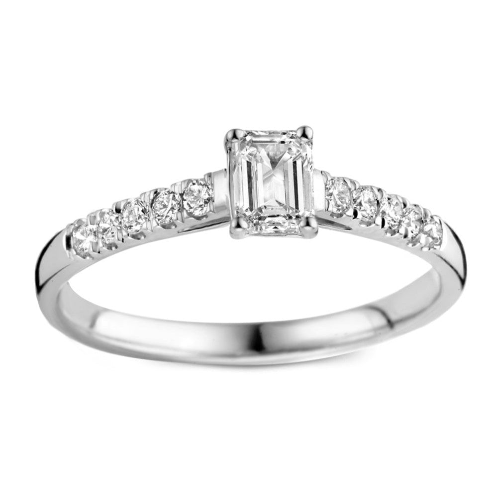 Anello Nora Royal 0,48 ct oro bianco