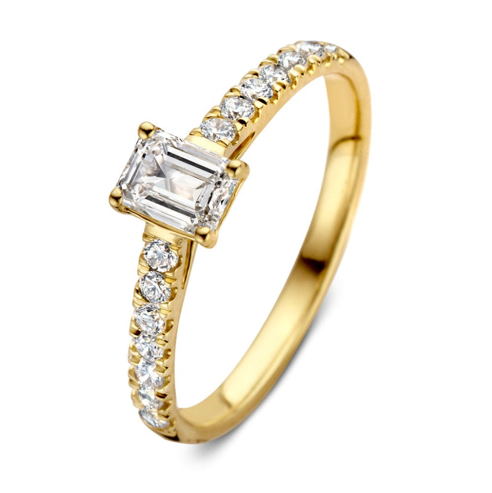 Anello Nora Royal 0,75 crt. oro giallo