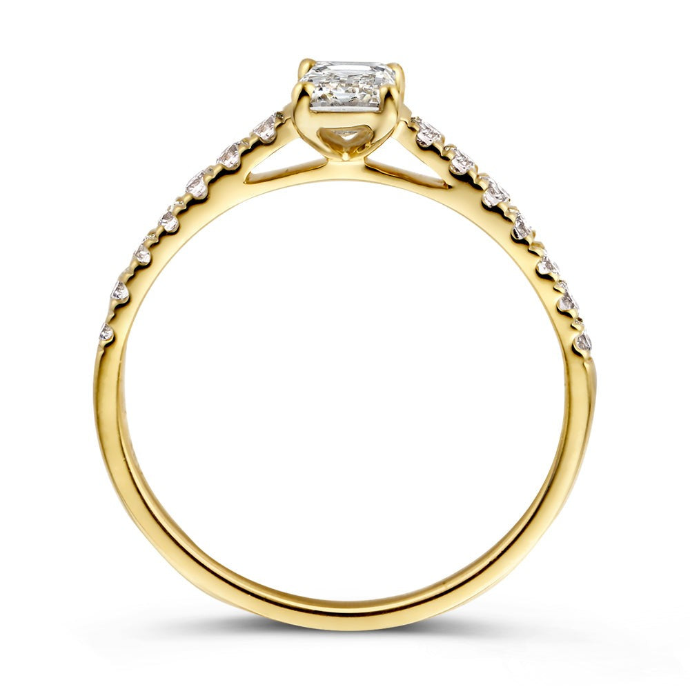 Anello Nora Royal 0,75 crt. oro giallo