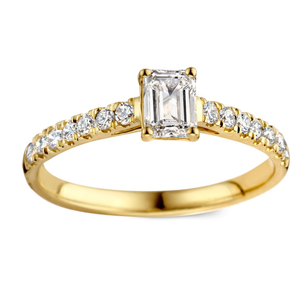 Anello Nora Royal 0,75 crt. oro giallo