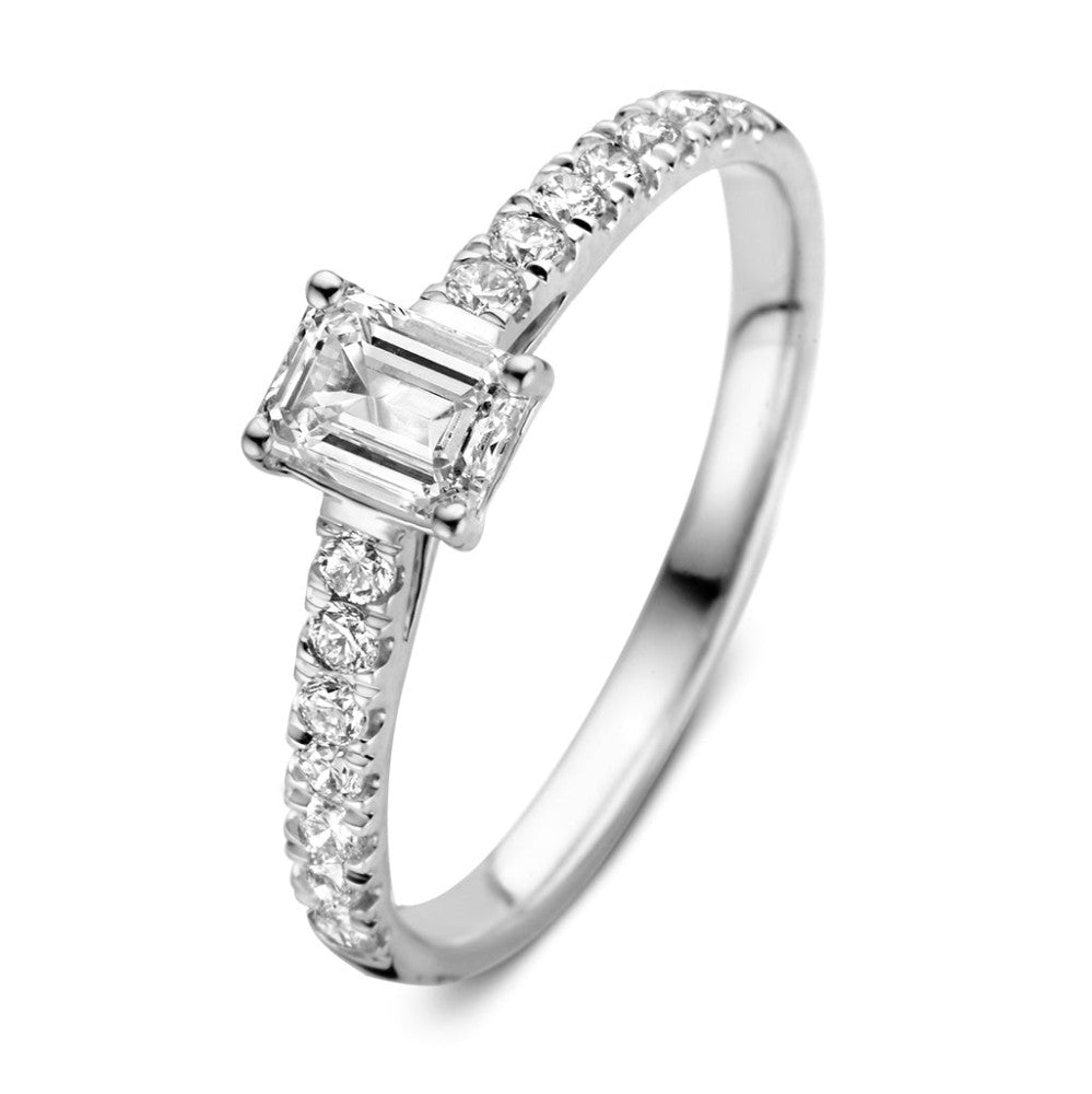 Anello Nora Royal 0,75 ct oro bianco