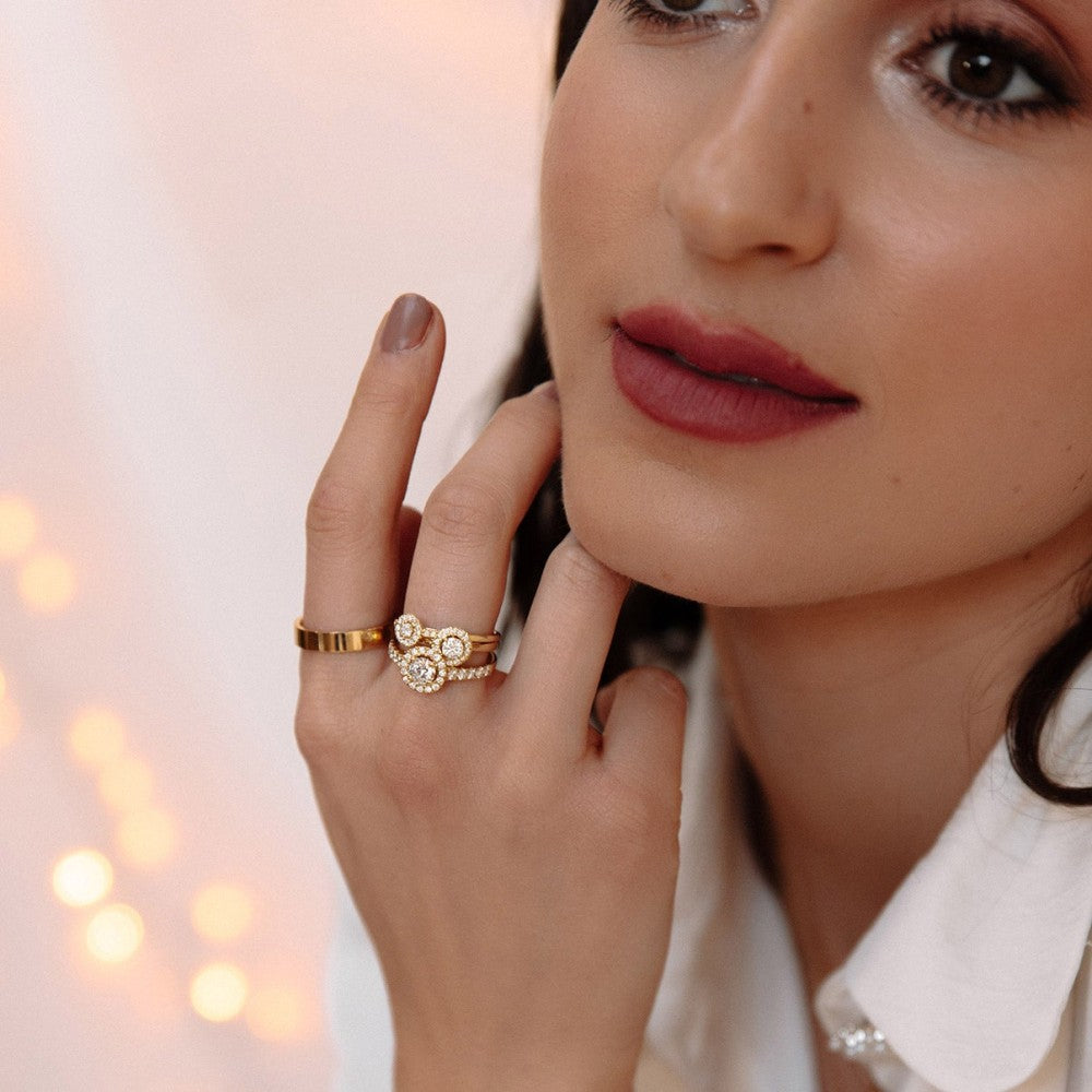 Ring Sam 4mm geelgoud