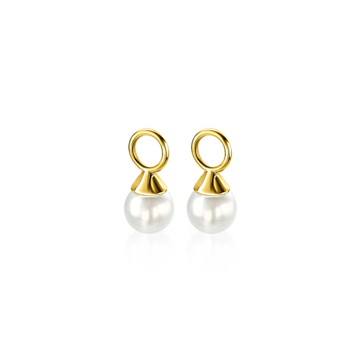 Zinzi Ciondoli per Orecchini Placcati Oro Zich1749 Wg