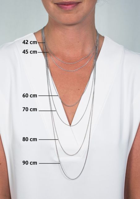 Zinzi Ketting Zilver Zilc G45