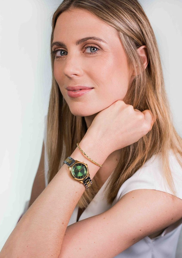 Zinzi Goudkleurig Horloge Gold Plated Ziw1235