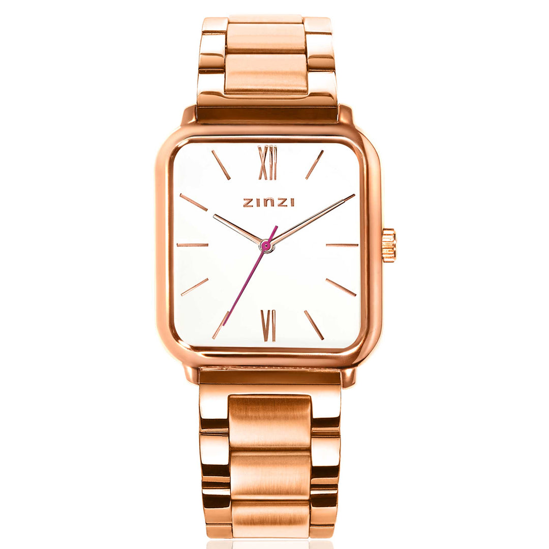 Zinzi Roségoudkleurig Horloge Gold Plated Ziw808 S