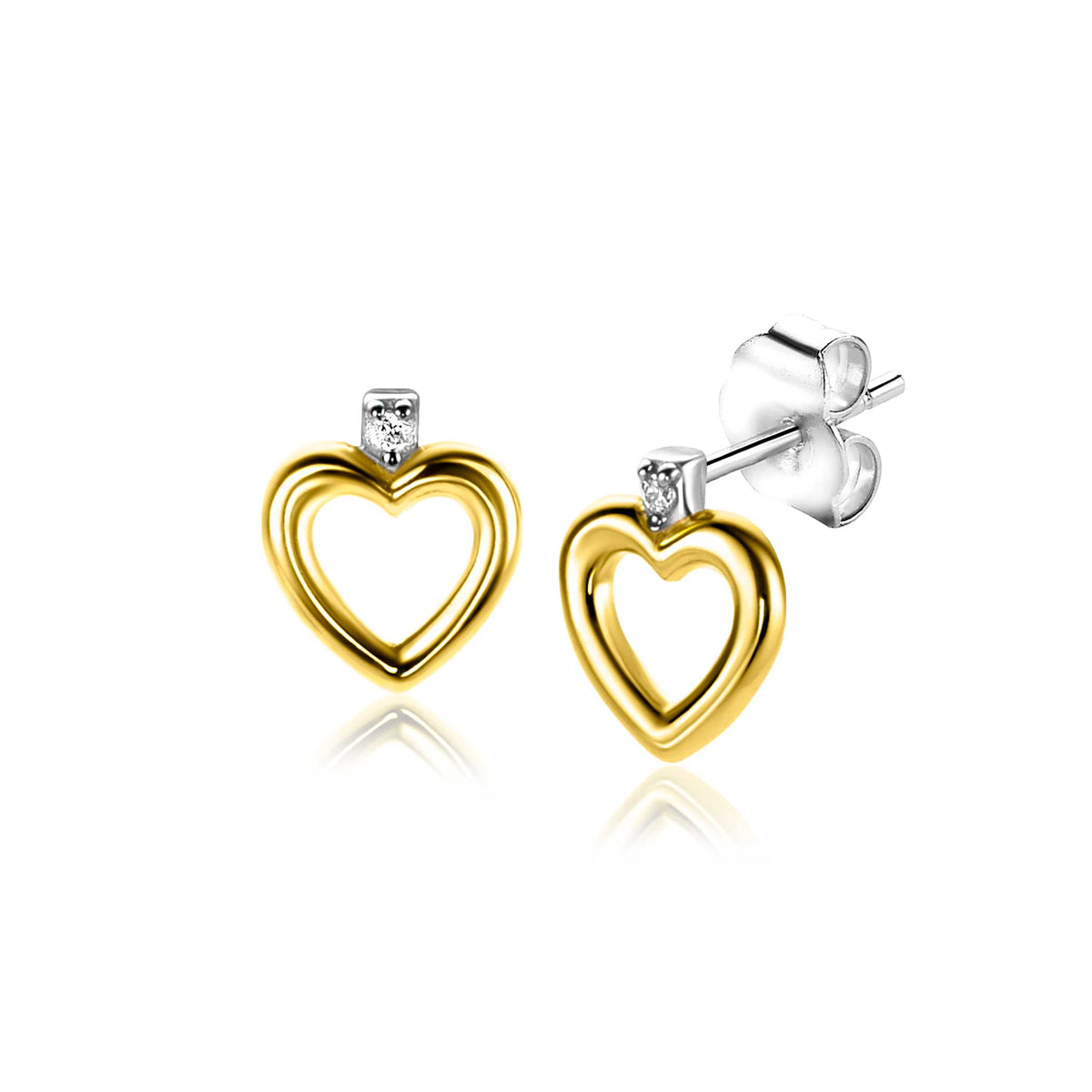 Orecchini Zinzi placcati oro Zio2566