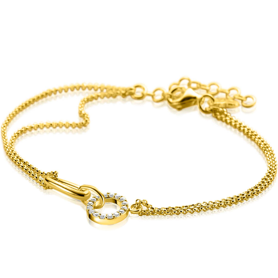 Zinzi Bracciale Placcato Oro Zia2463 Y