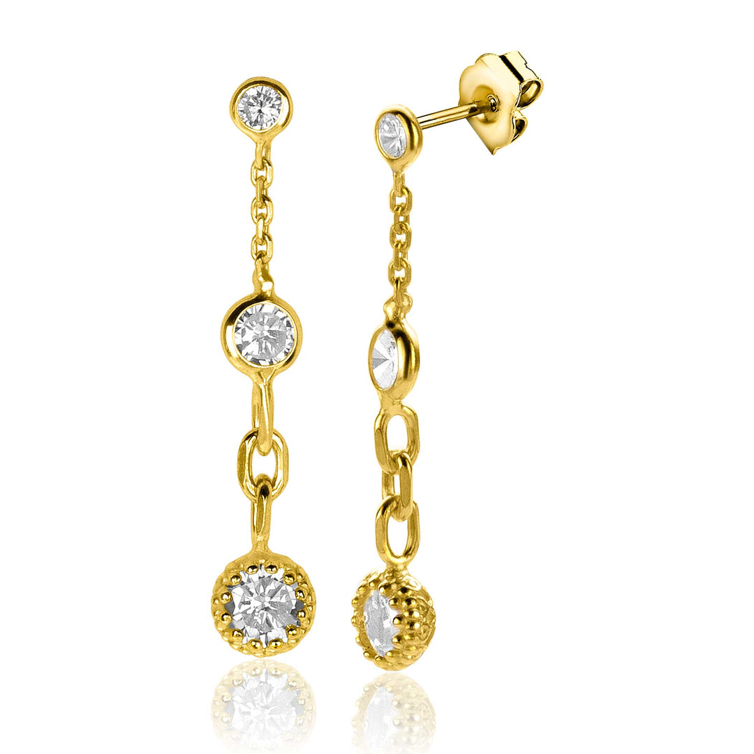 Zinzi Oorbellen Gold Plated Zio2265 G