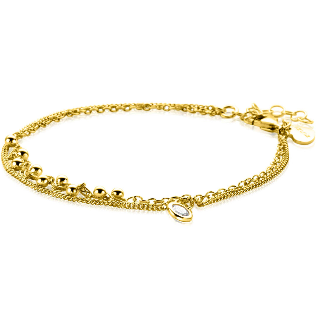 Zinzi Bracciale Placcato Oro Zia2520 Y