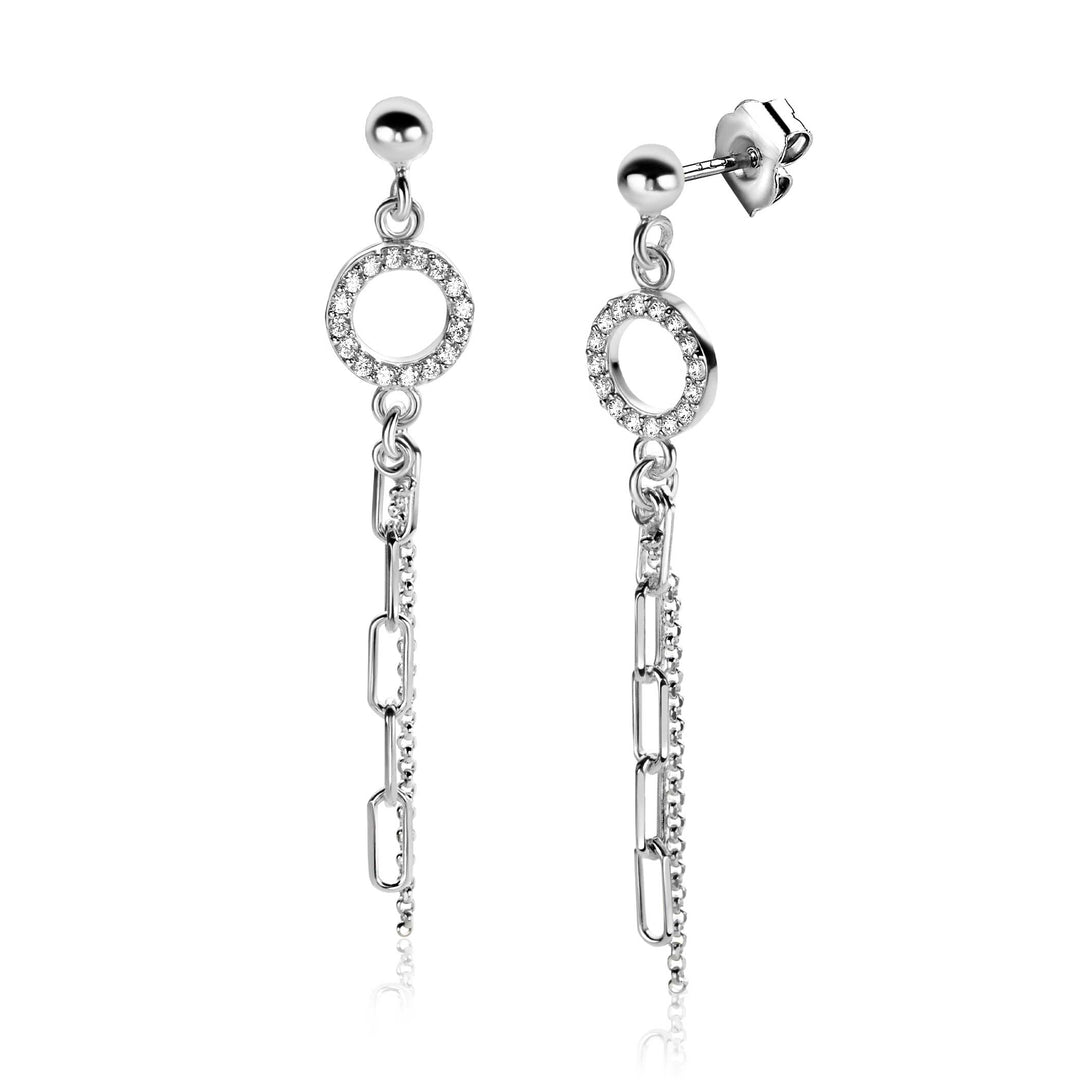 Zinzi Oorbellen Zilver Zio2464