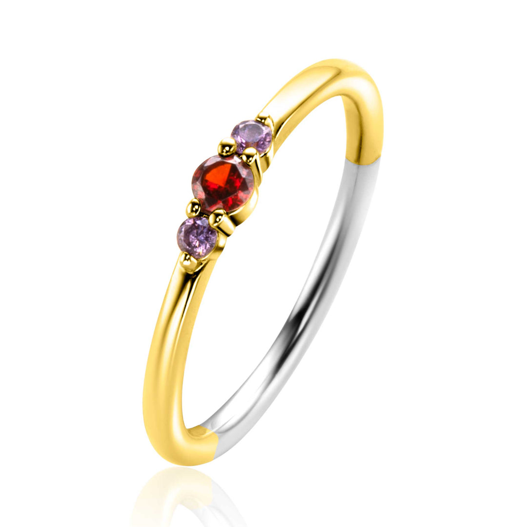 Zinzi Ring Gold Plated Zir2563