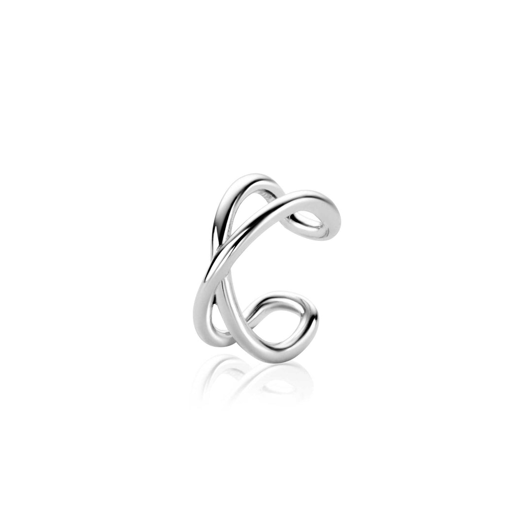 Zinzi Oorbellen Zilver Zio Cuff5
