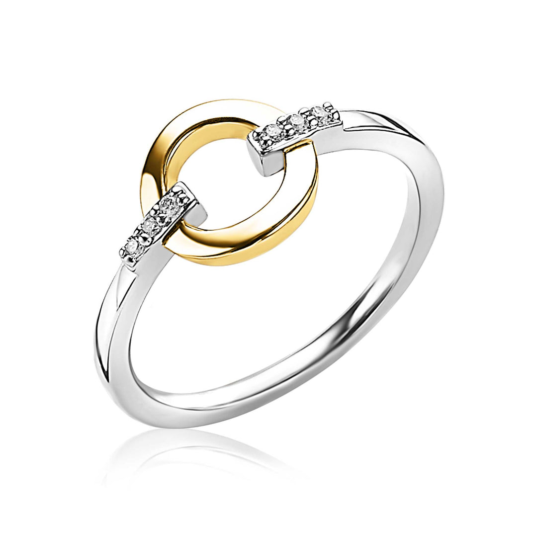 Zinzi Ring Gold Plated Zir1814 G
