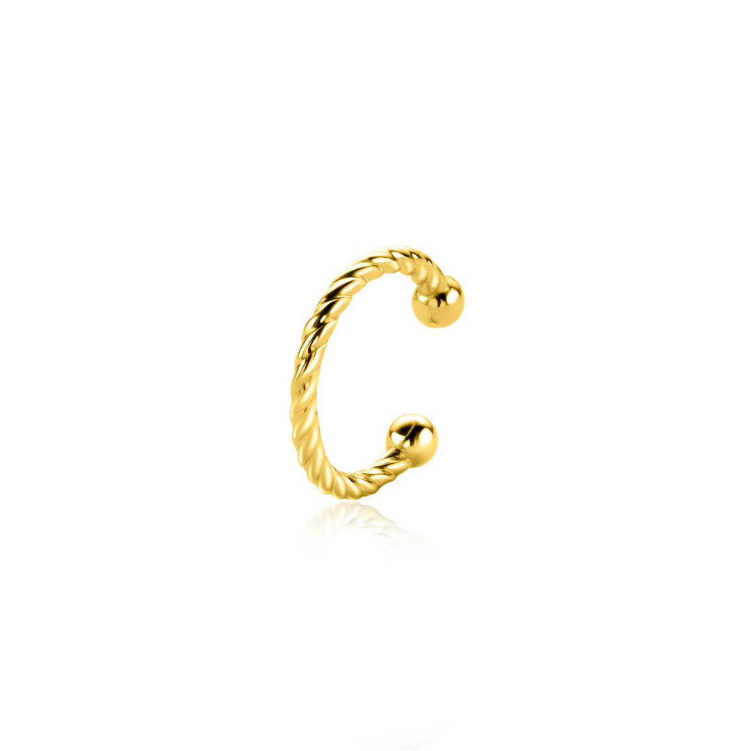 Zinzi Orecchini Placcati in Oro Zio Cuff3 G