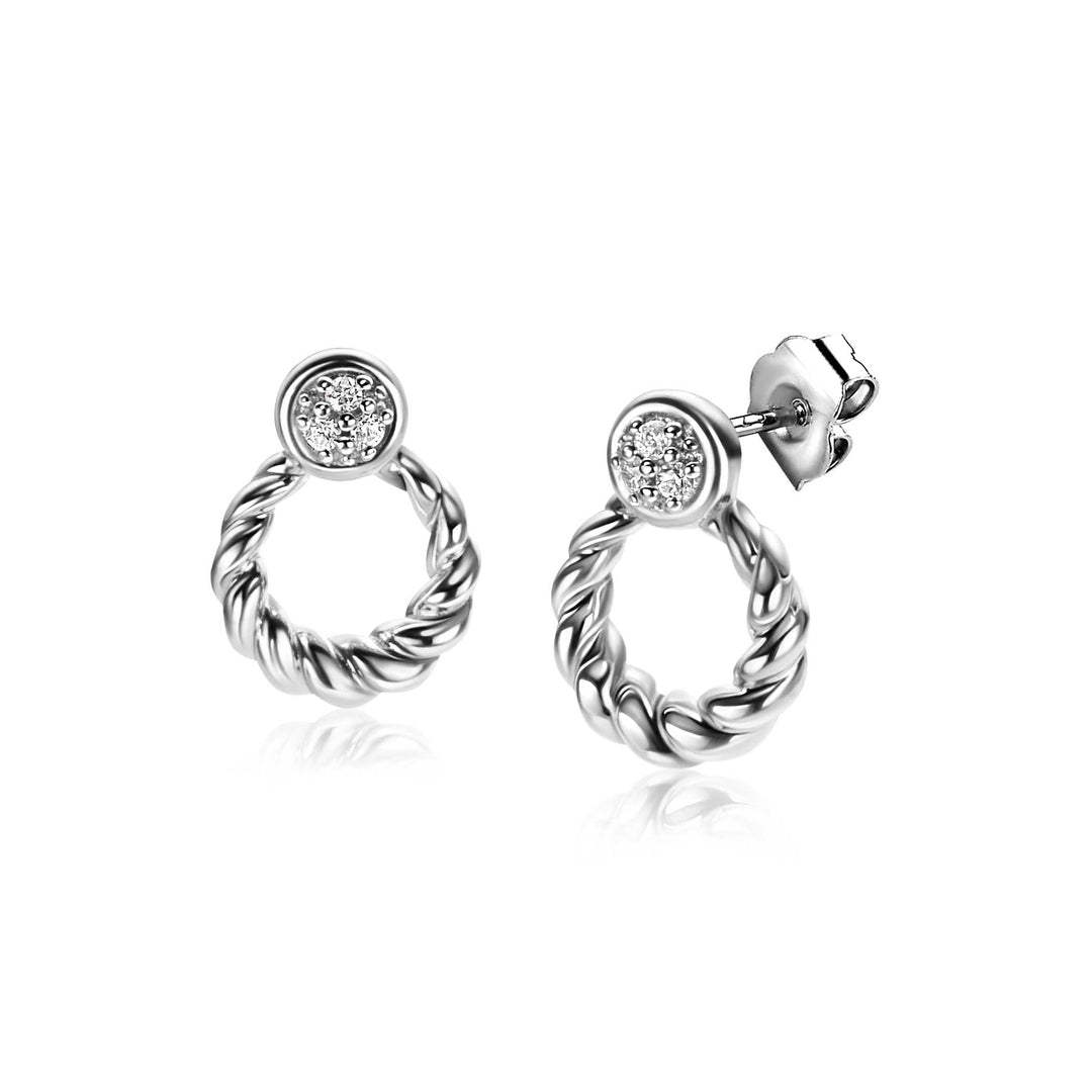 Zinzi Oorbellen Zilver Zio2390