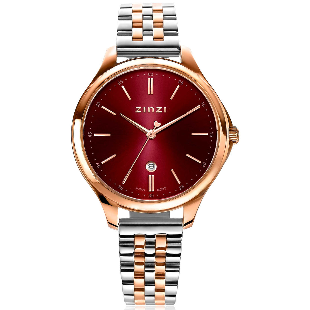 Zinzi Roségoudkleurig Horloge Gold Plated Ziw1038