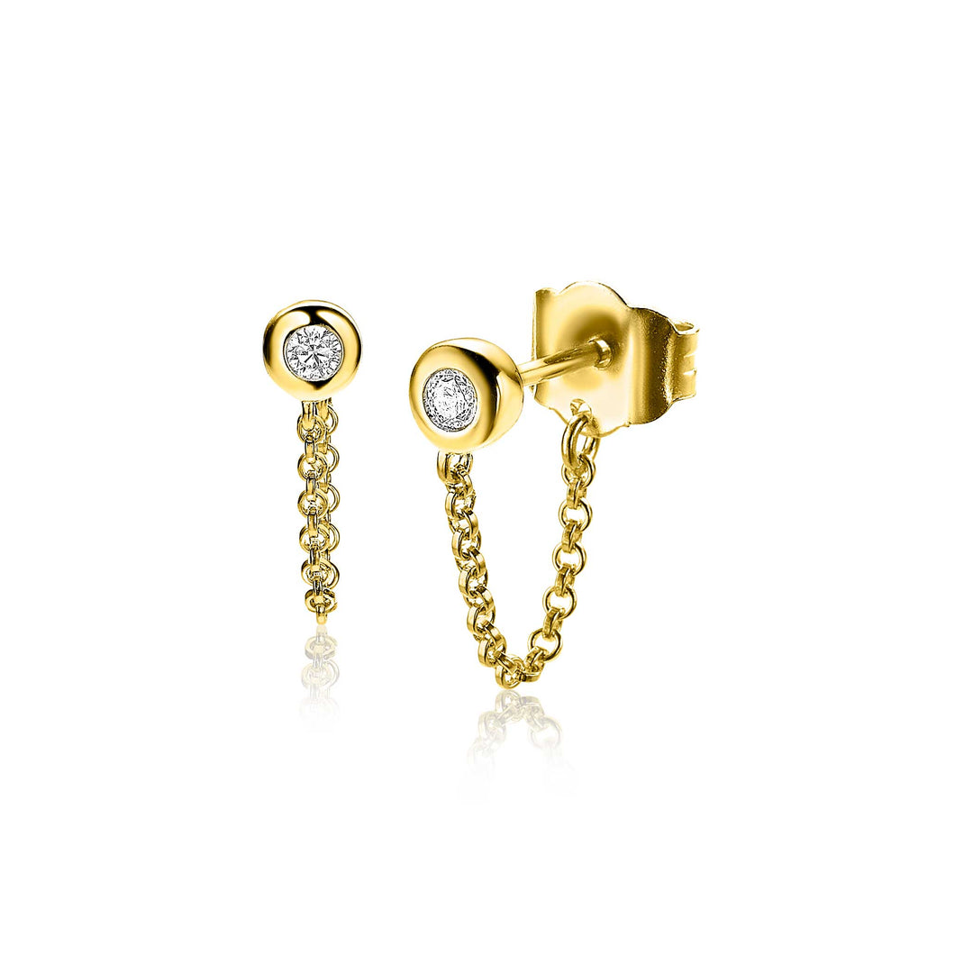 Zinzi Oorbellen Gold Plated Zio1773 Y