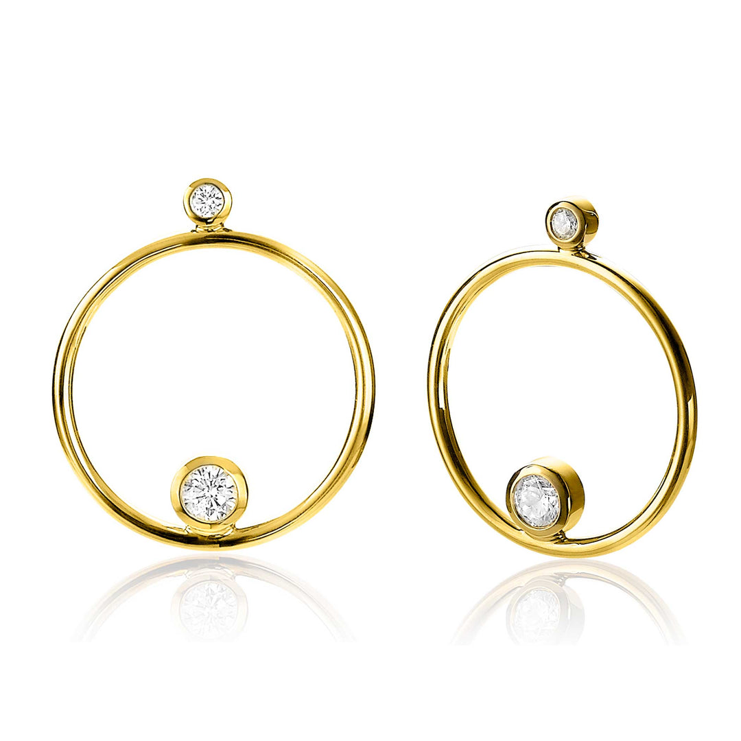 Zinzi Oorbellen Gold Plated Zio1897 G
