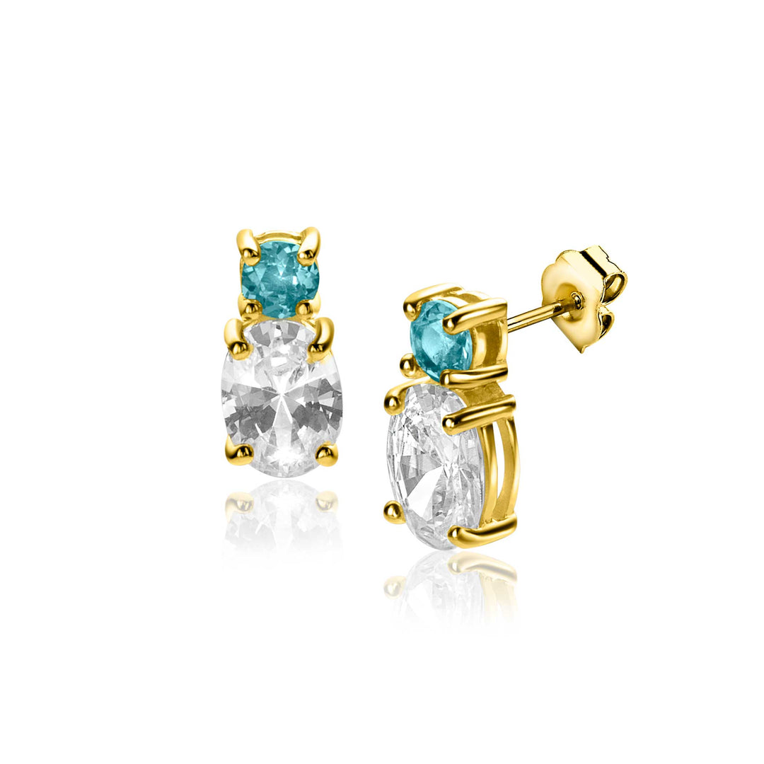 Zinzi Oorbellen Gold Plated Zio2438
