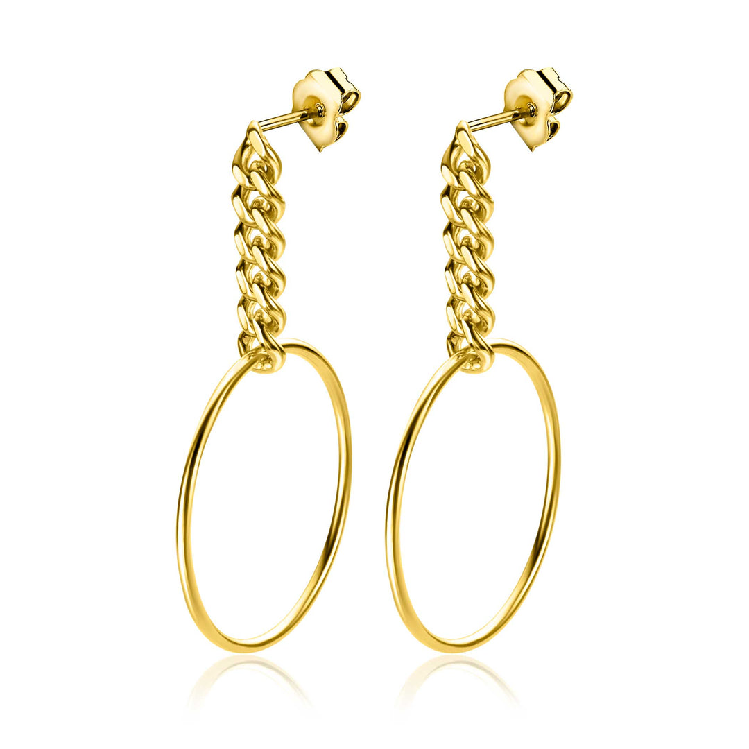 Zinzi Oorbellen Gold Plated Zio2434
