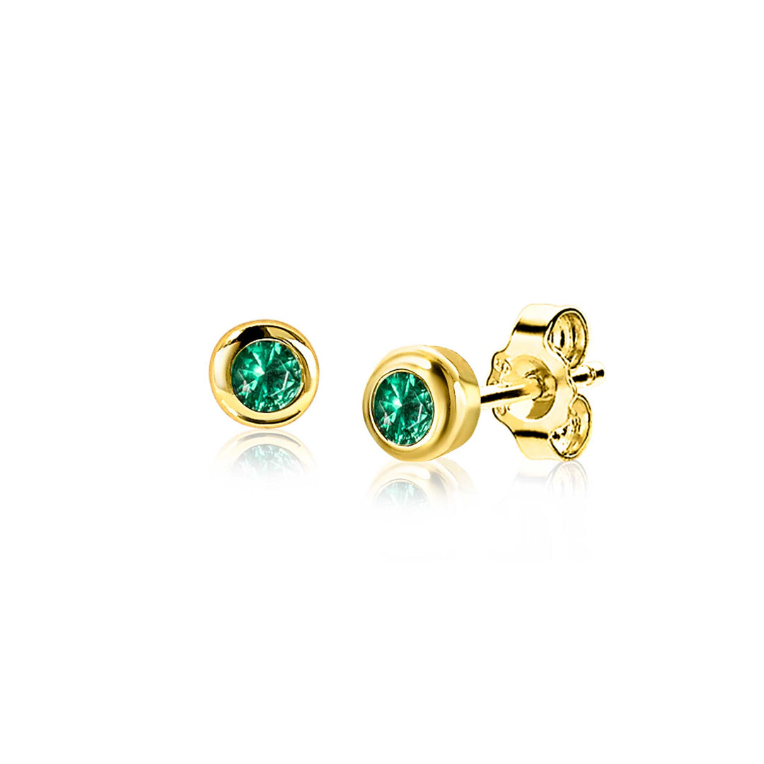 Zinzi Oorbellen Gold Plated Zio Mei