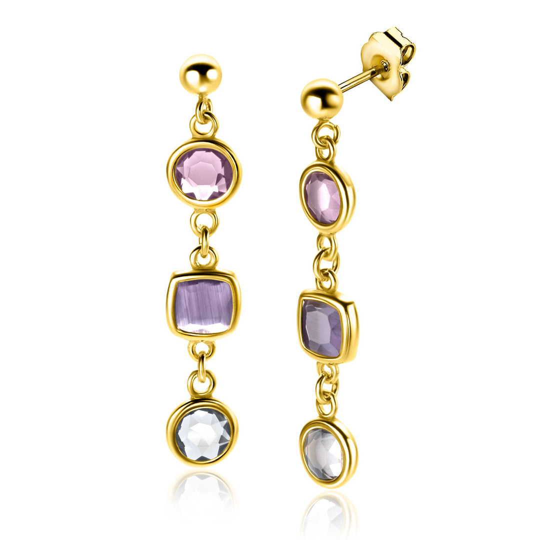Zinzi Oorbellen Gold Plated Zio2525 G