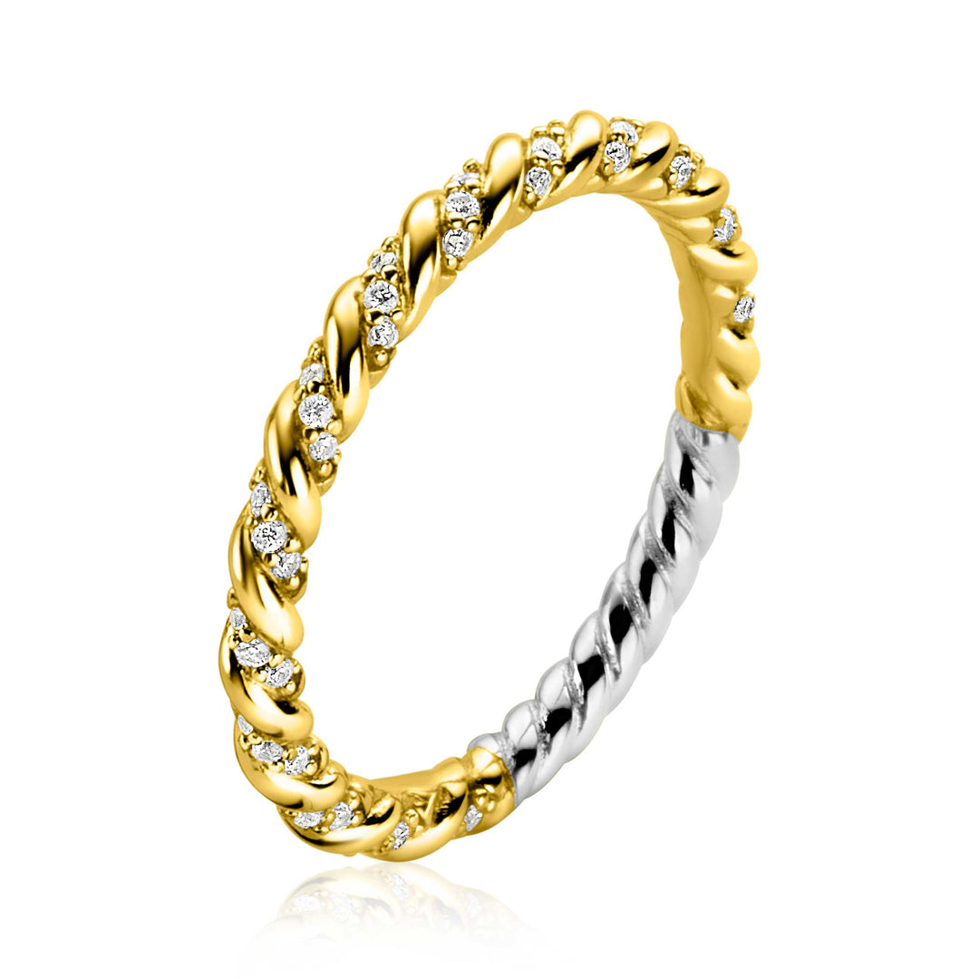 Zinzi Ring Gold Plated Zir2320 Y