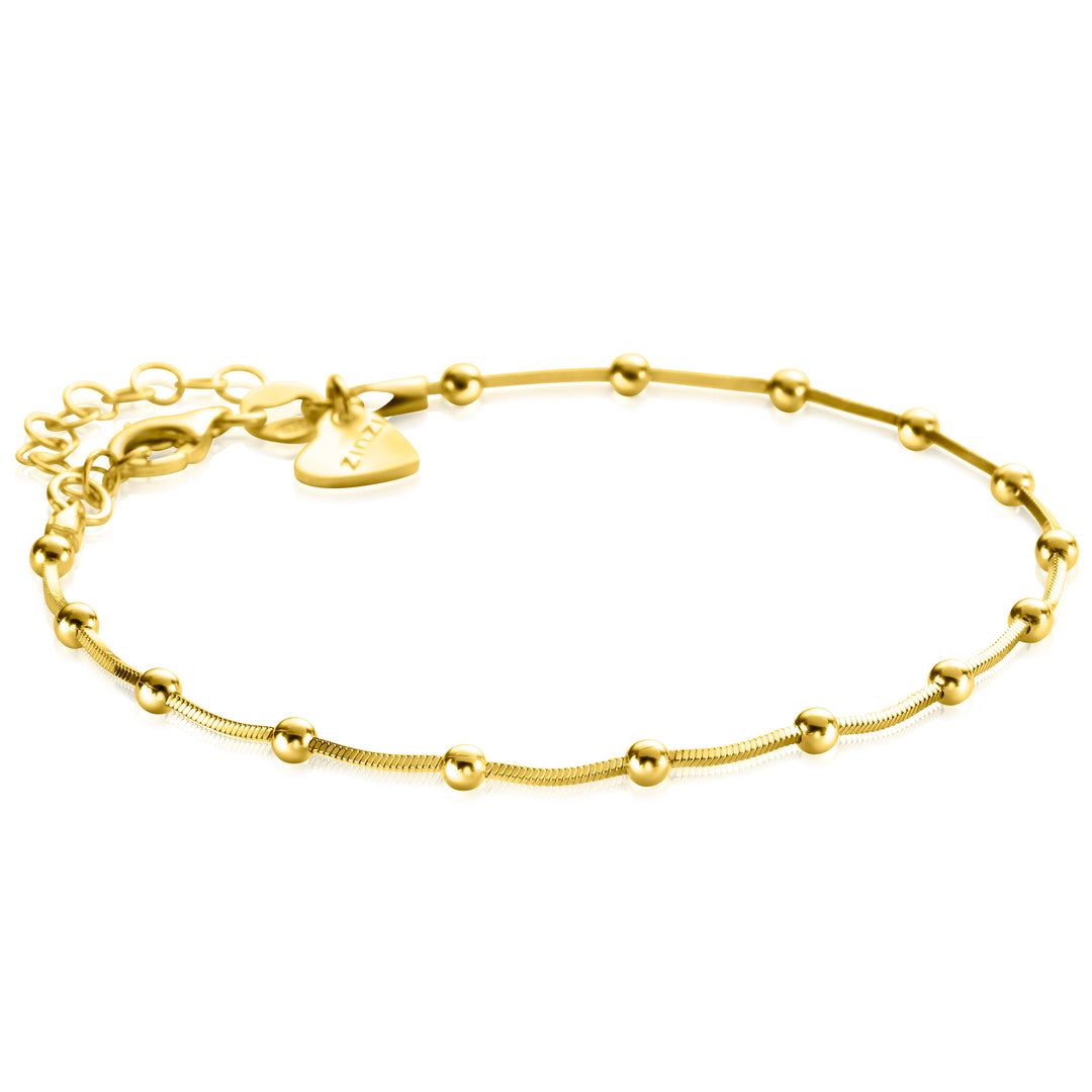 Zinzi Bracciale Placcato Oro Zia2471 G