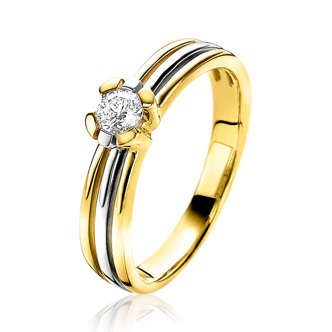 Zinzi Ring Goud Zgr54
