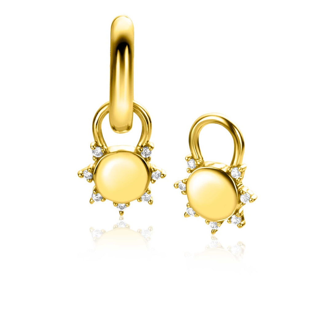 Zinzi Oorbellen Gold Plated Zich2302