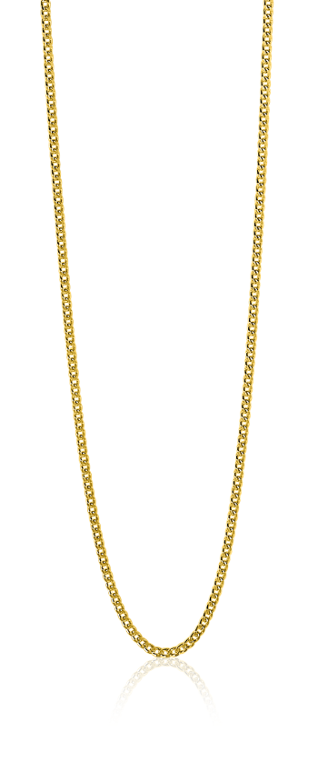 Zinzi Ketting Gold Plated Zilc G60 G