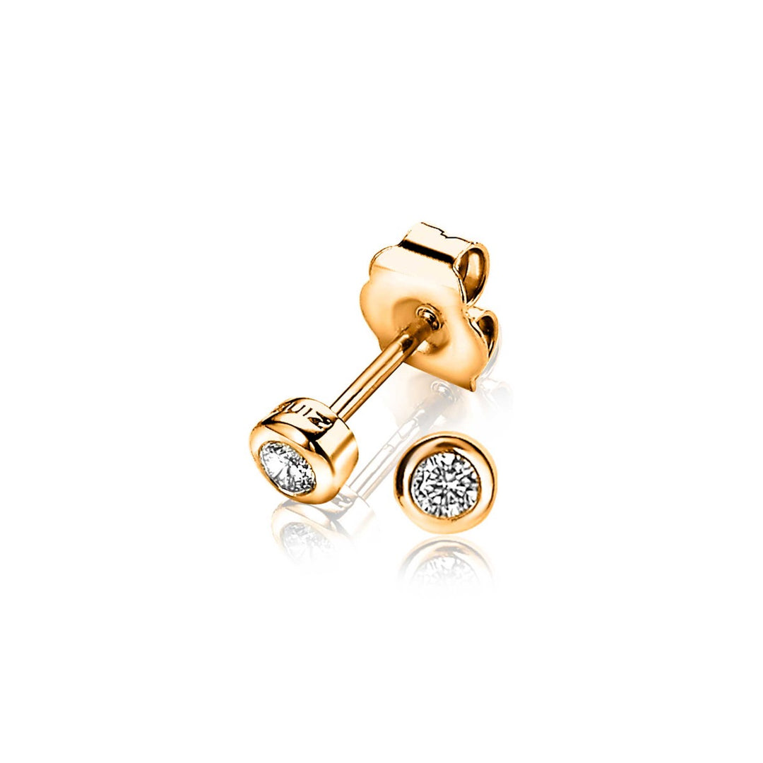 Zinzi Oorbellen Gold Plated Zio1177 R
