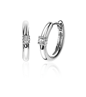 Zinzi Oorbellen Zilver Zio2224