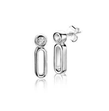 Zinzi Oorbellen Zilver Zio2269